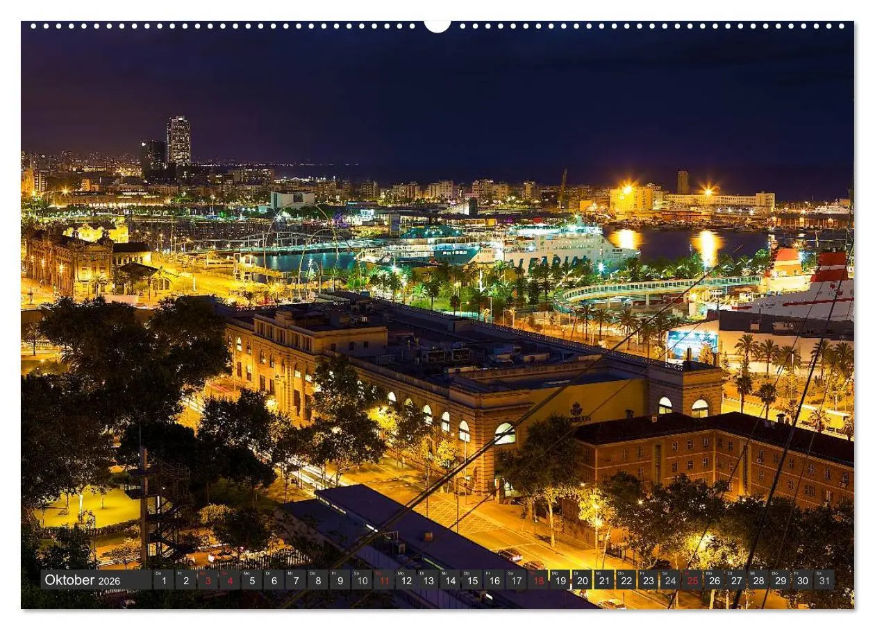 Bild: 9783516209884 | Metropole Barcelona (hochwertiger Premium Wandkalender 2026 DIN A2...