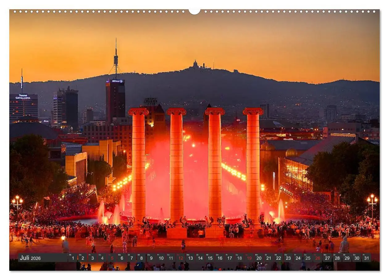 Bild: 9783516209884 | Metropole Barcelona (hochwertiger Premium Wandkalender 2026 DIN A2...