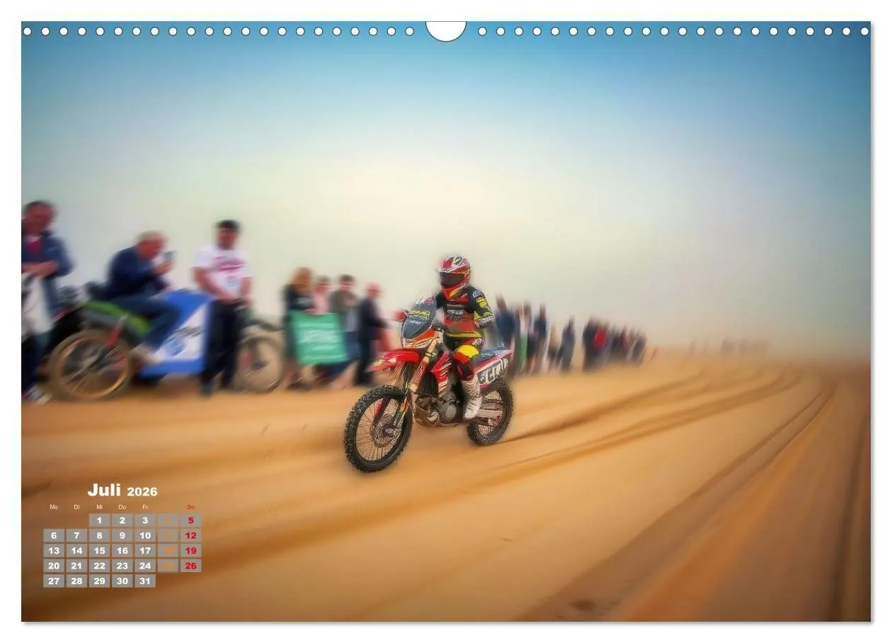Bild: 9783516689884 | Wüstenrallye Dakar Motorrad (Wandkalender 2026 DIN A3 quer),...