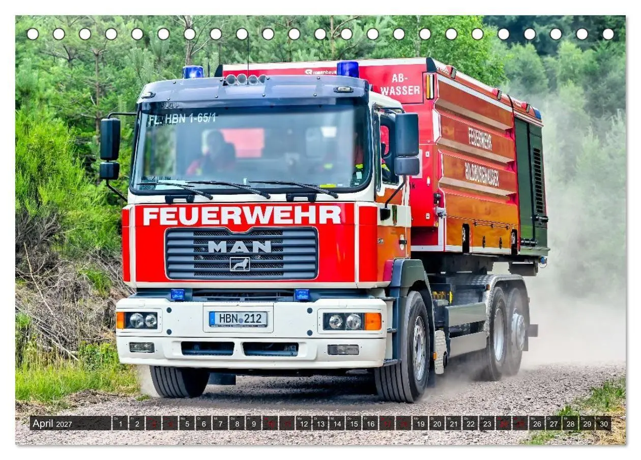 Bild: 9783594359884 | 112 Fahrzeuge der Feuerwehr (Tischkalender 2027 DIN A5 quer),...