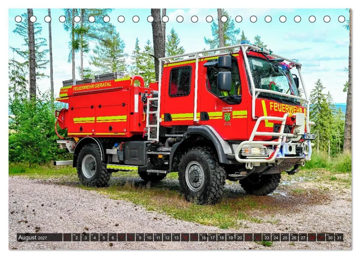 Bild: 9783594359884 | 112 Fahrzeuge der Feuerwehr (Tischkalender 2027 DIN A5 quer),...
