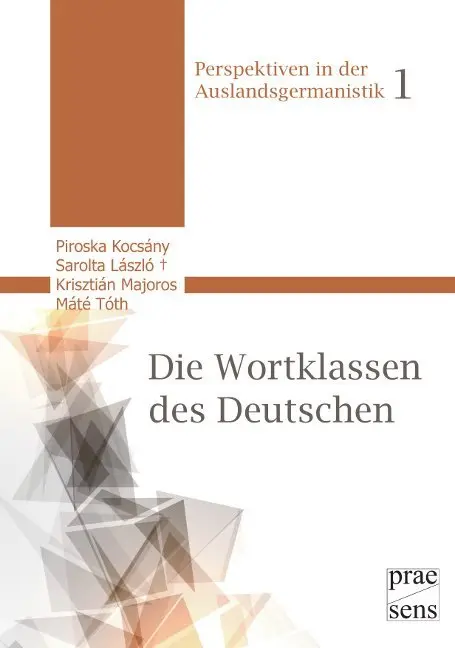 Cover: 9783706909884 | Die Wortklassen des Deutschen | Piroska Kocsány (u. a.) | Taschenbuch