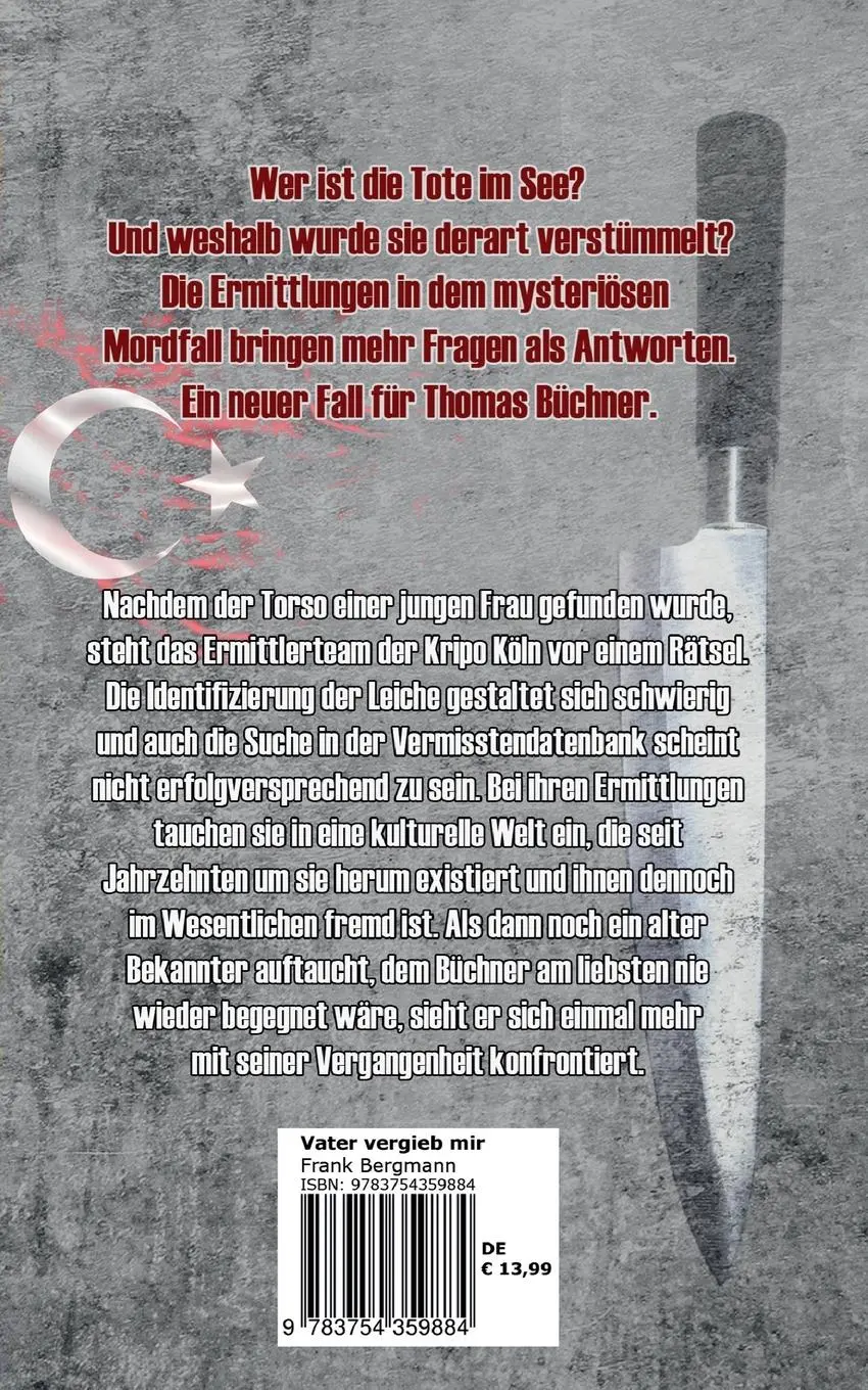 Rückseite: 9783754359884 | Vater vergib mir! | Ein spannender Krimi um einen rätselhaften Mord