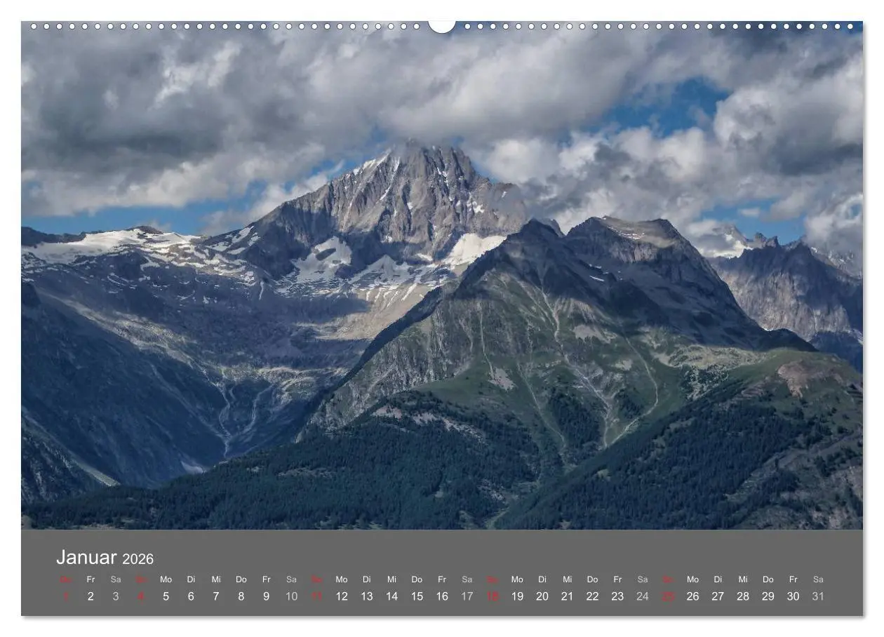 Bild: 9783516059984 | Wallis. Perle der Schweiz (Wandkalender 2026 DIN A2 quer), CALVENDO...