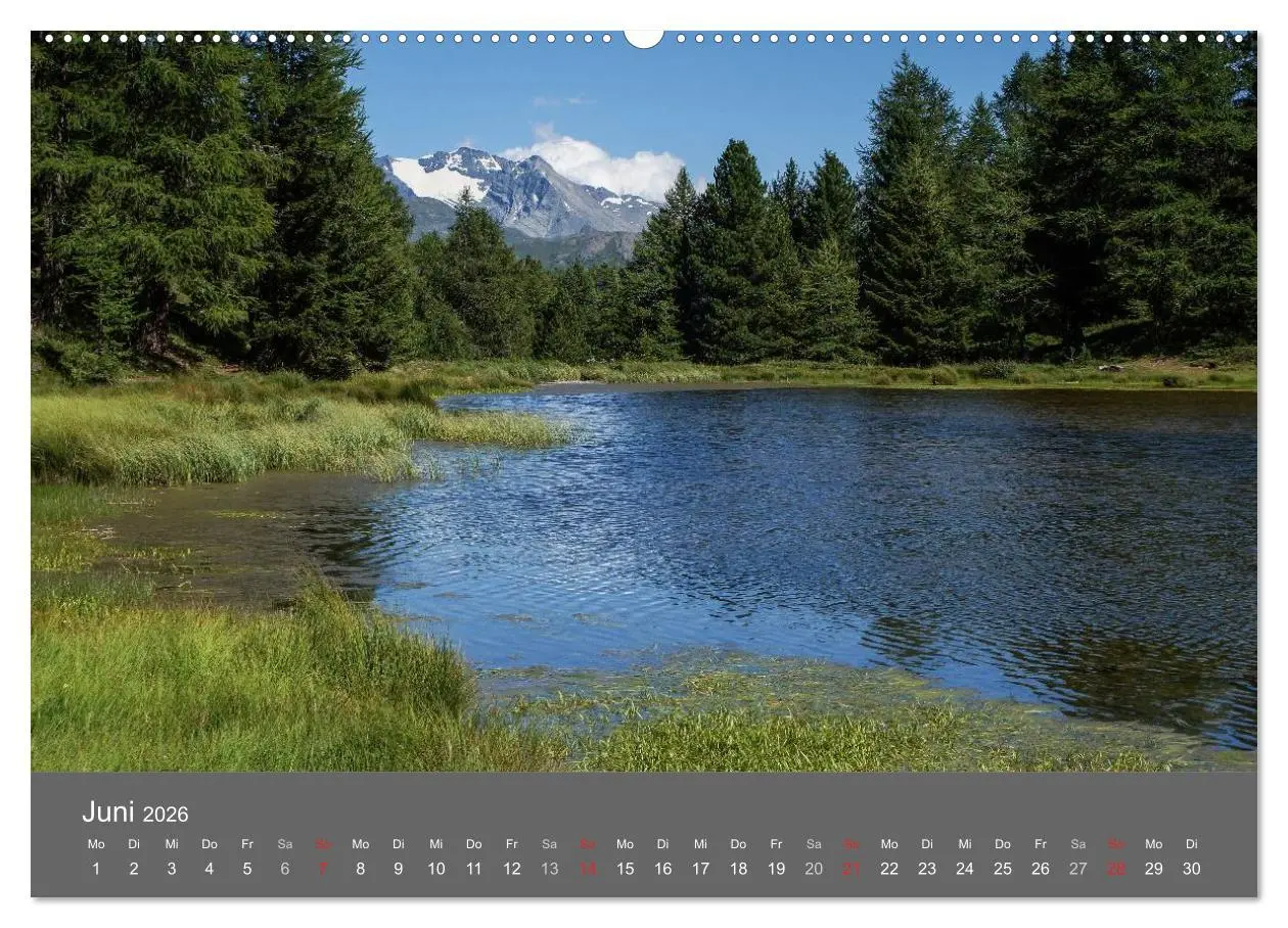 Bild: 9783516059984 | Wallis. Perle der Schweiz (Wandkalender 2026 DIN A2 quer), CALVENDO...