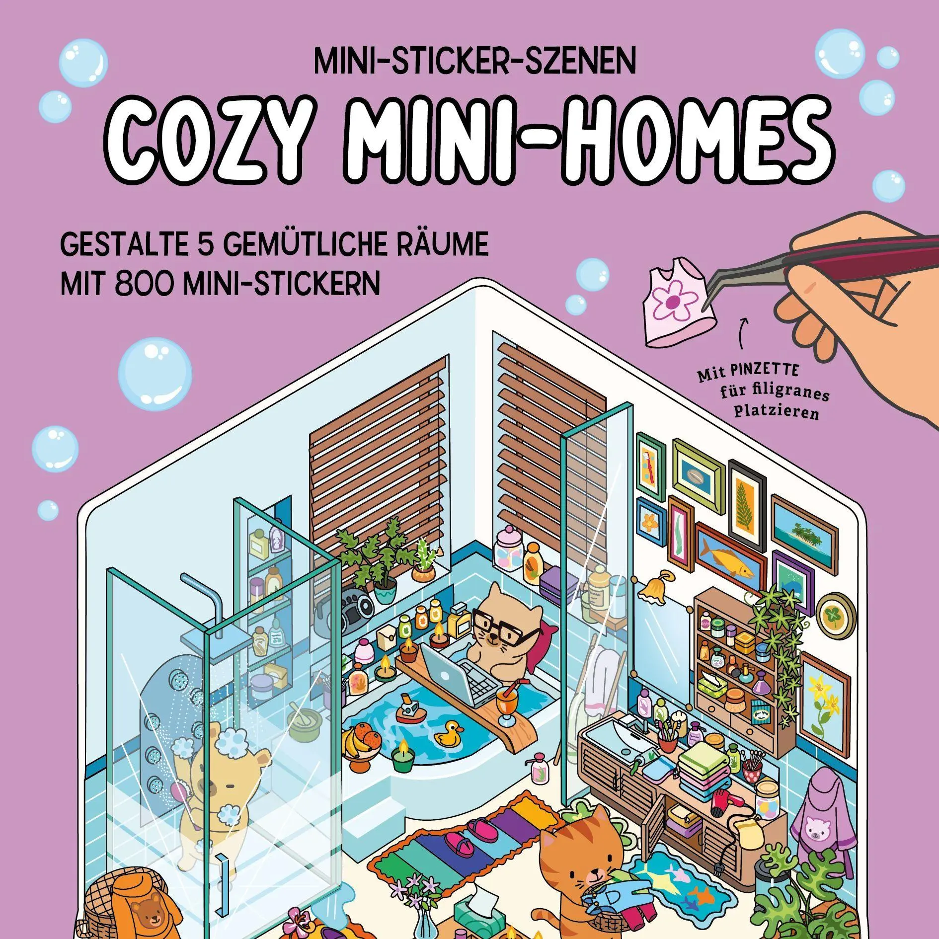 Cover: 9783625199984 | Mini-Sticker-Szenen - Cozy Mini-Homes | Alain Boyer | Taschenbuch