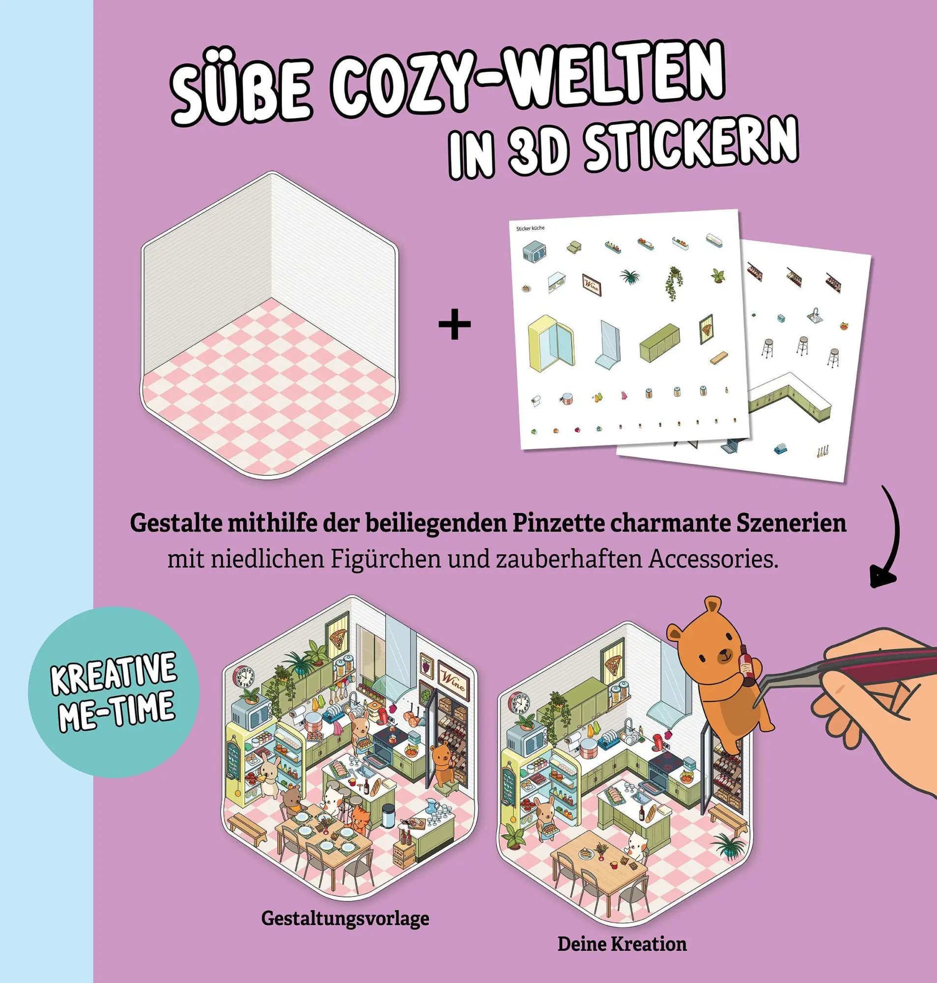 Bild: 9783625199984 | Mini-Sticker-Szenen - Cozy Mini-Homes | Alain Boyer | Taschenbuch