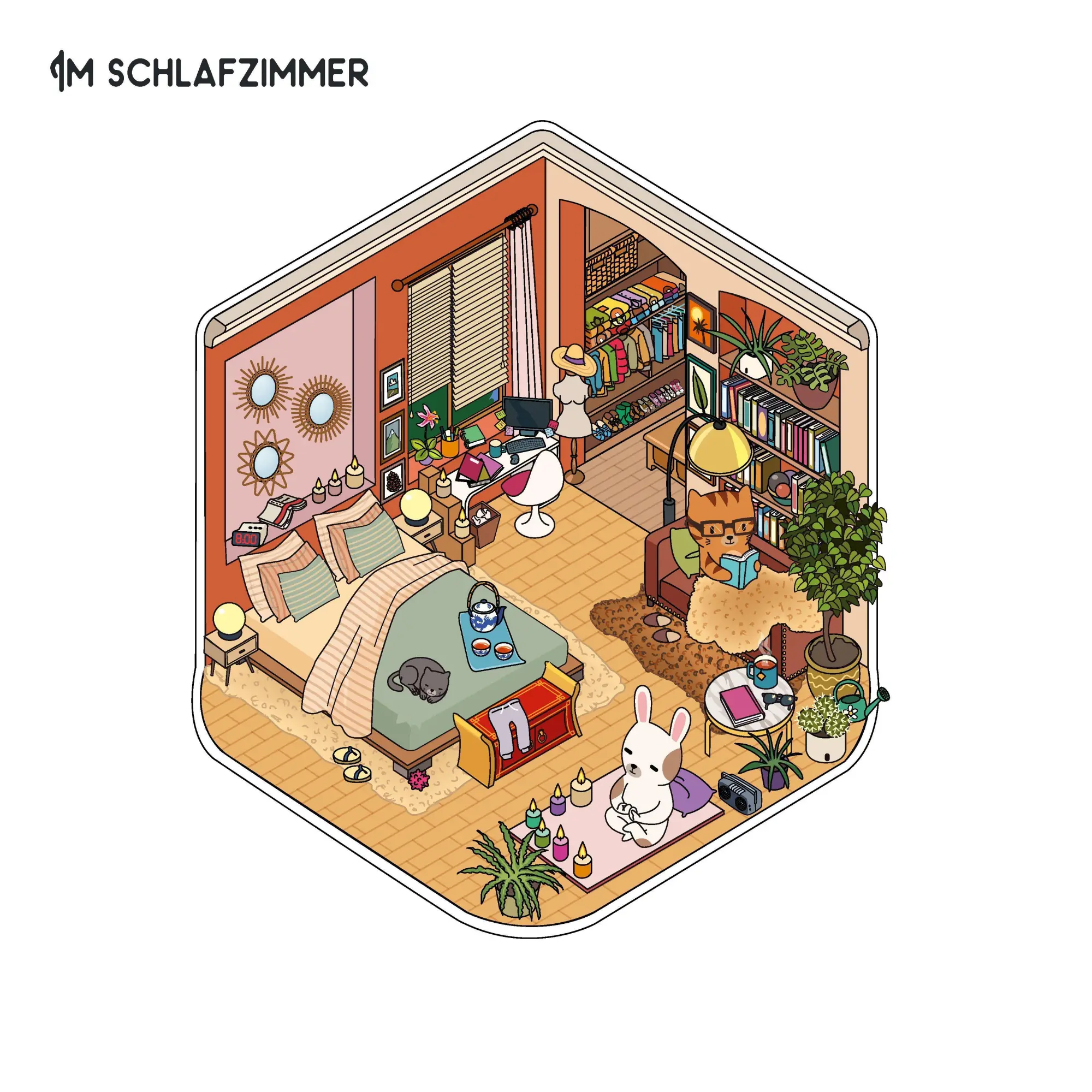 Bild: 9783625199984 | Mini-Sticker-Szenen - Cozy Mini-Homes | Alain Boyer | Taschenbuch