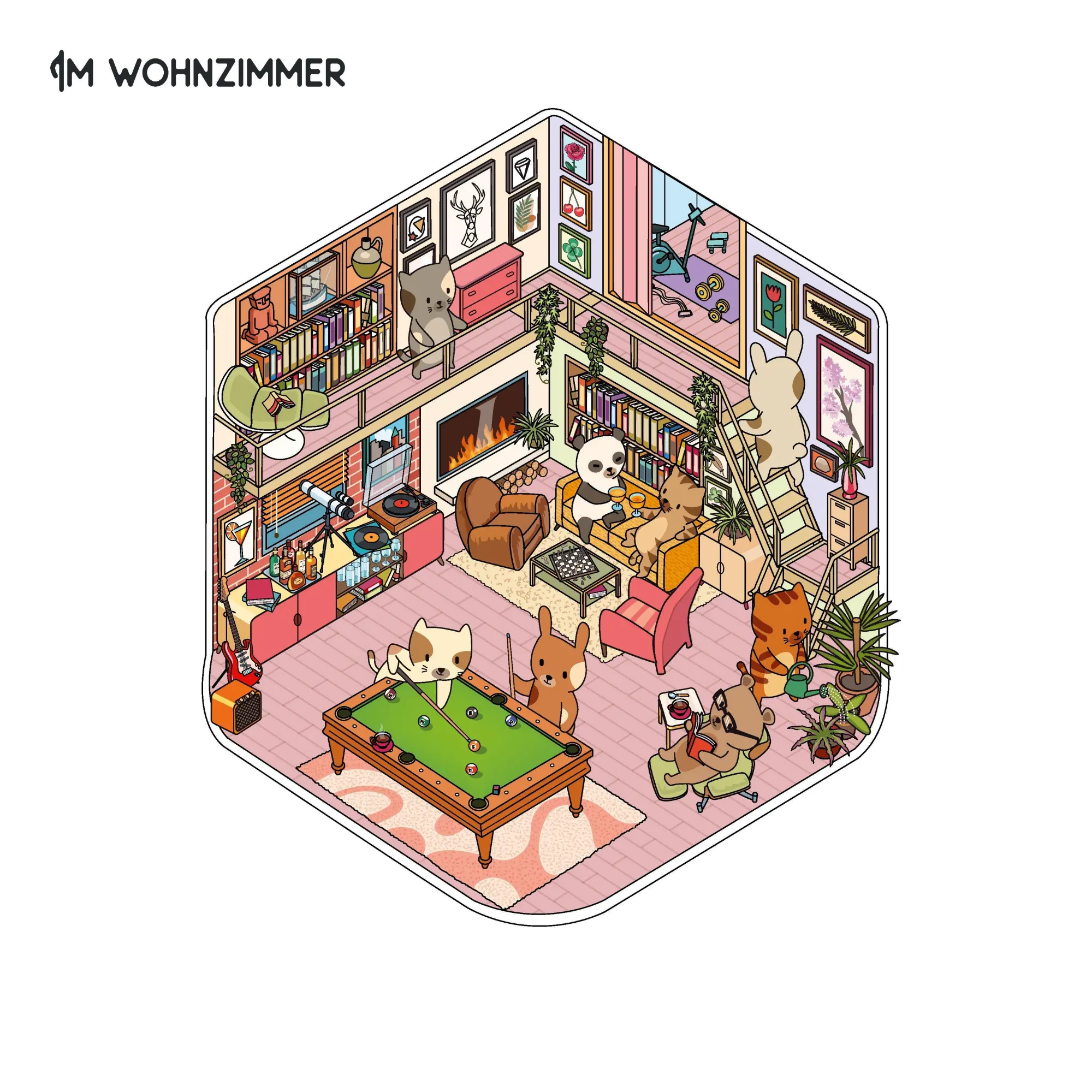 Bild: 9783625199984 | Mini-Sticker-Szenen - Cozy Mini-Homes | Alain Boyer | Taschenbuch