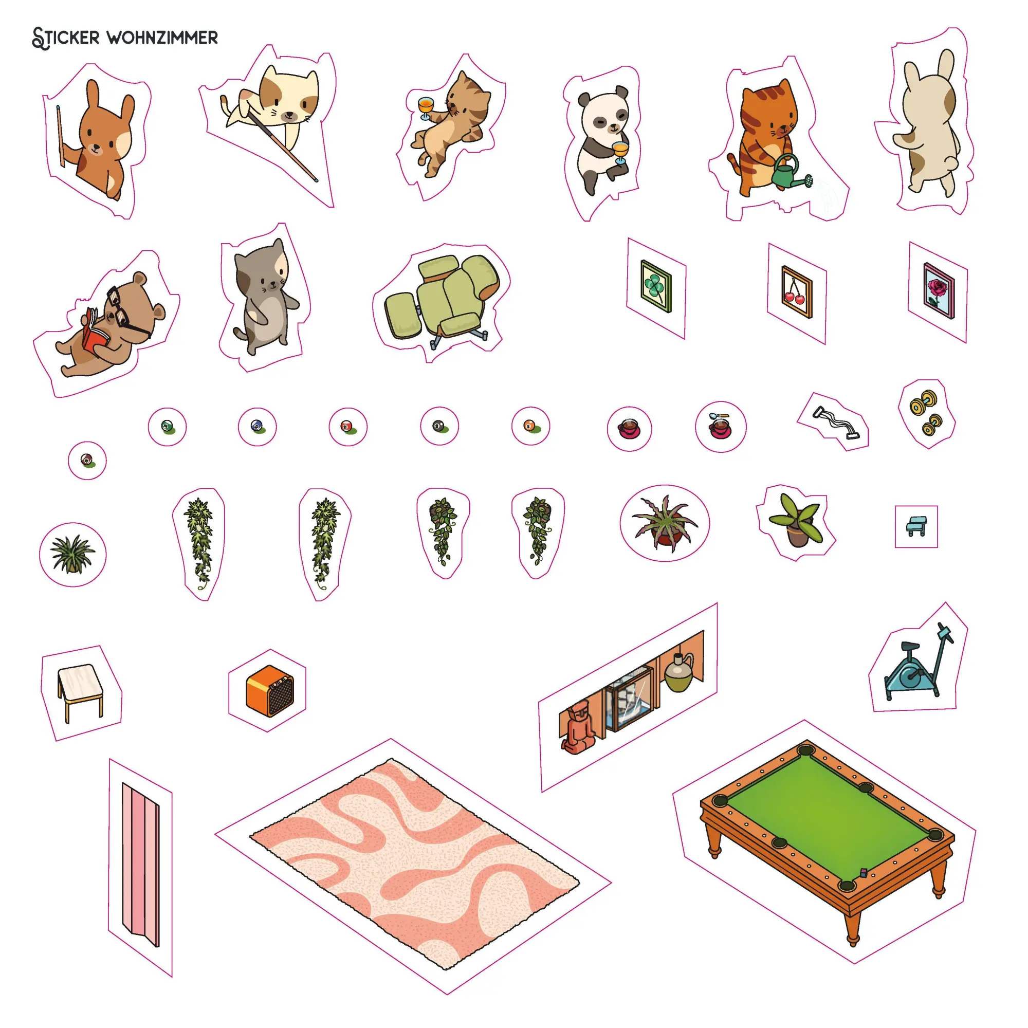 Bild: 9783625199984 | Mini-Sticker-Szenen - Cozy Mini-Homes | Alain Boyer | Taschenbuch