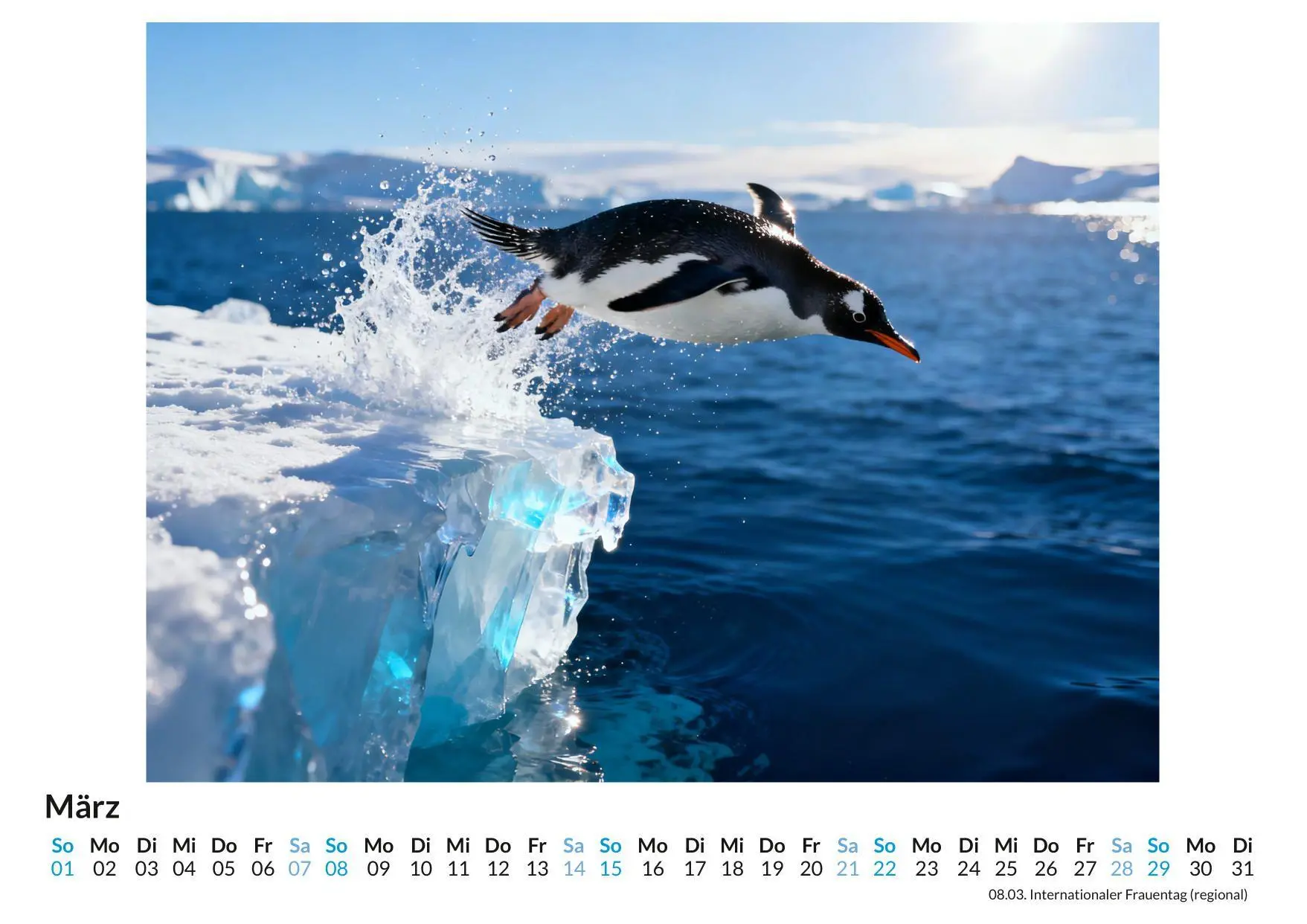 Bild: 9783695329984 | Pinguin | Liam Hofmann | Kalender | Deutsch | 2026 | FlipFlop