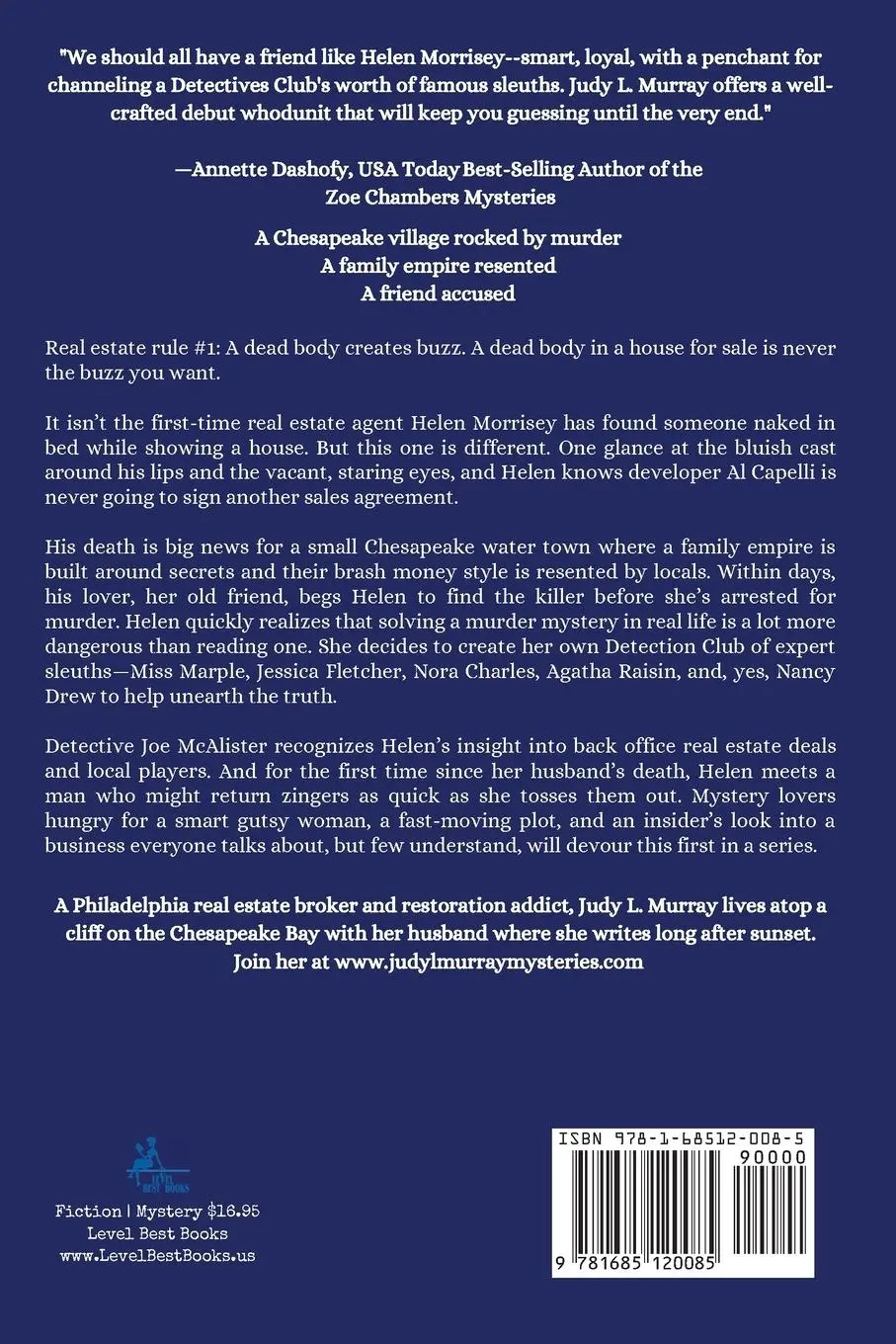 Rückseite: 9781685120085 | Murder in the Master | A Chesapeake Bay Mystery | Judy L Murray | Buch