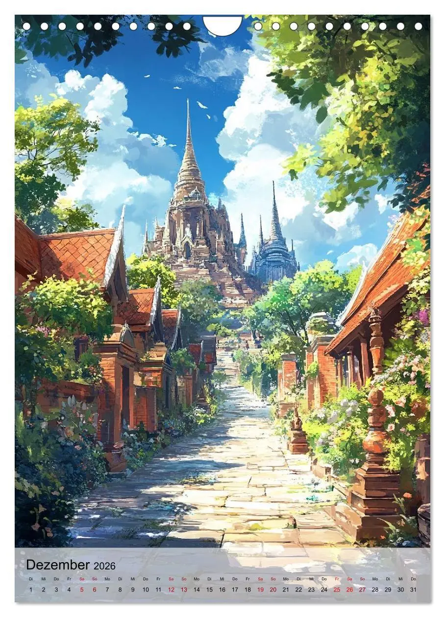 Bild: 9783457460085 | Thailand Fantasie (Wandkalender 2026 DIN A4 hoch), CALVENDO...