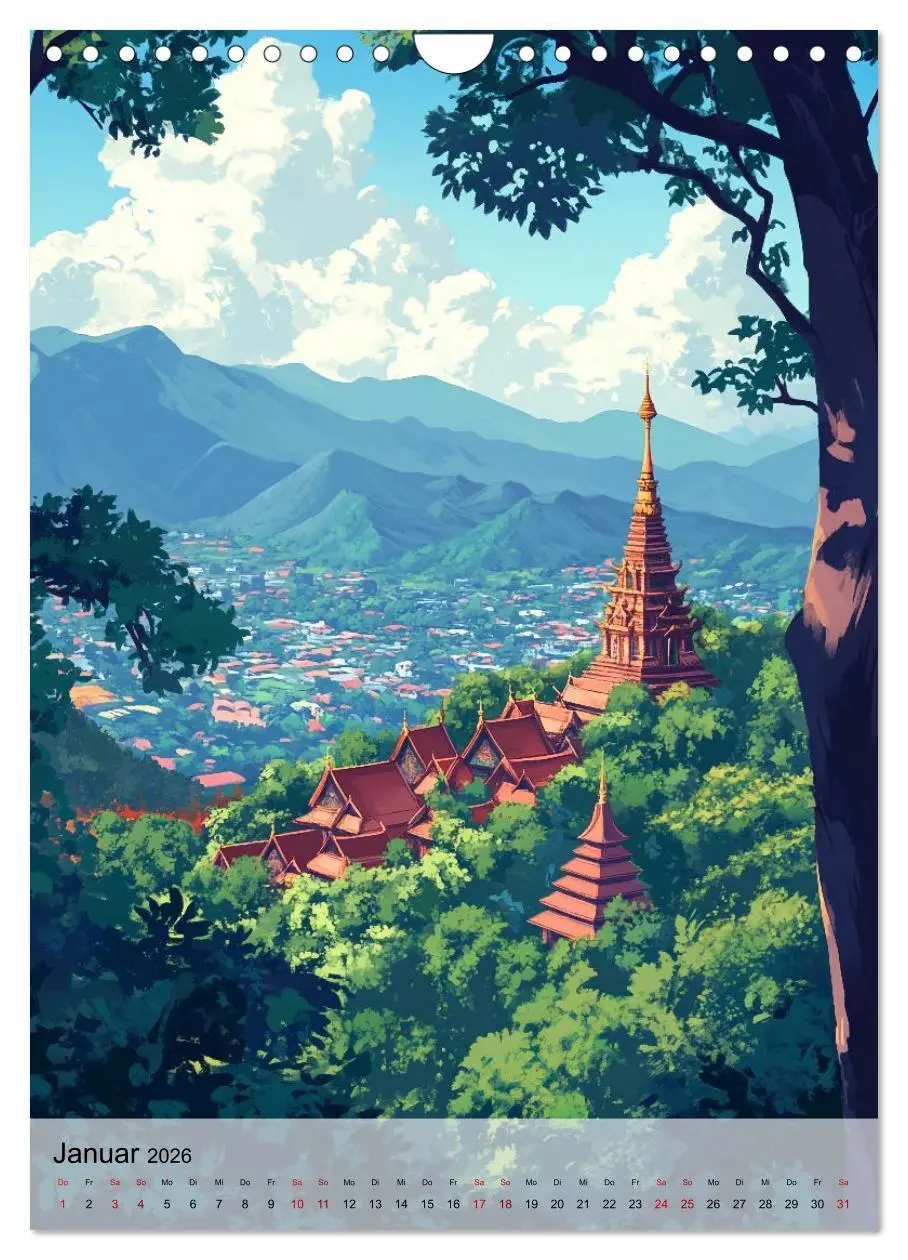 Bild: 9783457460085 | Thailand Fantasie (Wandkalender 2026 DIN A4 hoch), CALVENDO...