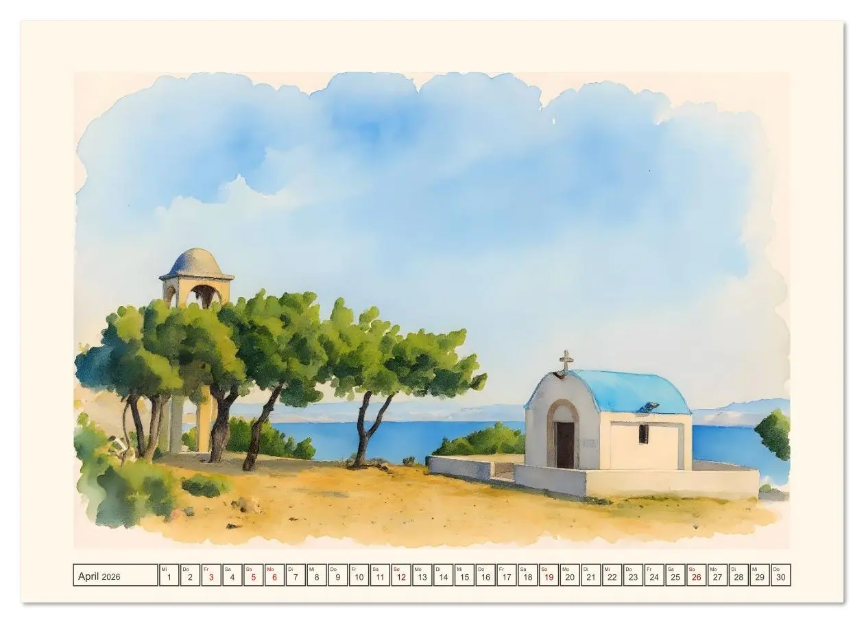 Bild: 9783516620085 | Dodekanes-Insel Kos (Wandkalender 2026 DIN A2 quer), CALVENDO...