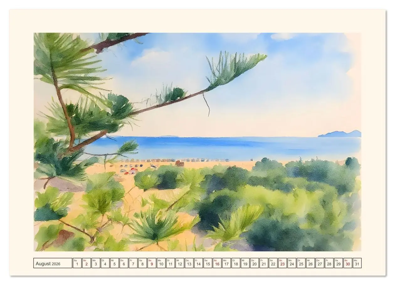 Bild: 9783516620085 | Dodekanes-Insel Kos (Wandkalender 2026 DIN A2 quer), CALVENDO...