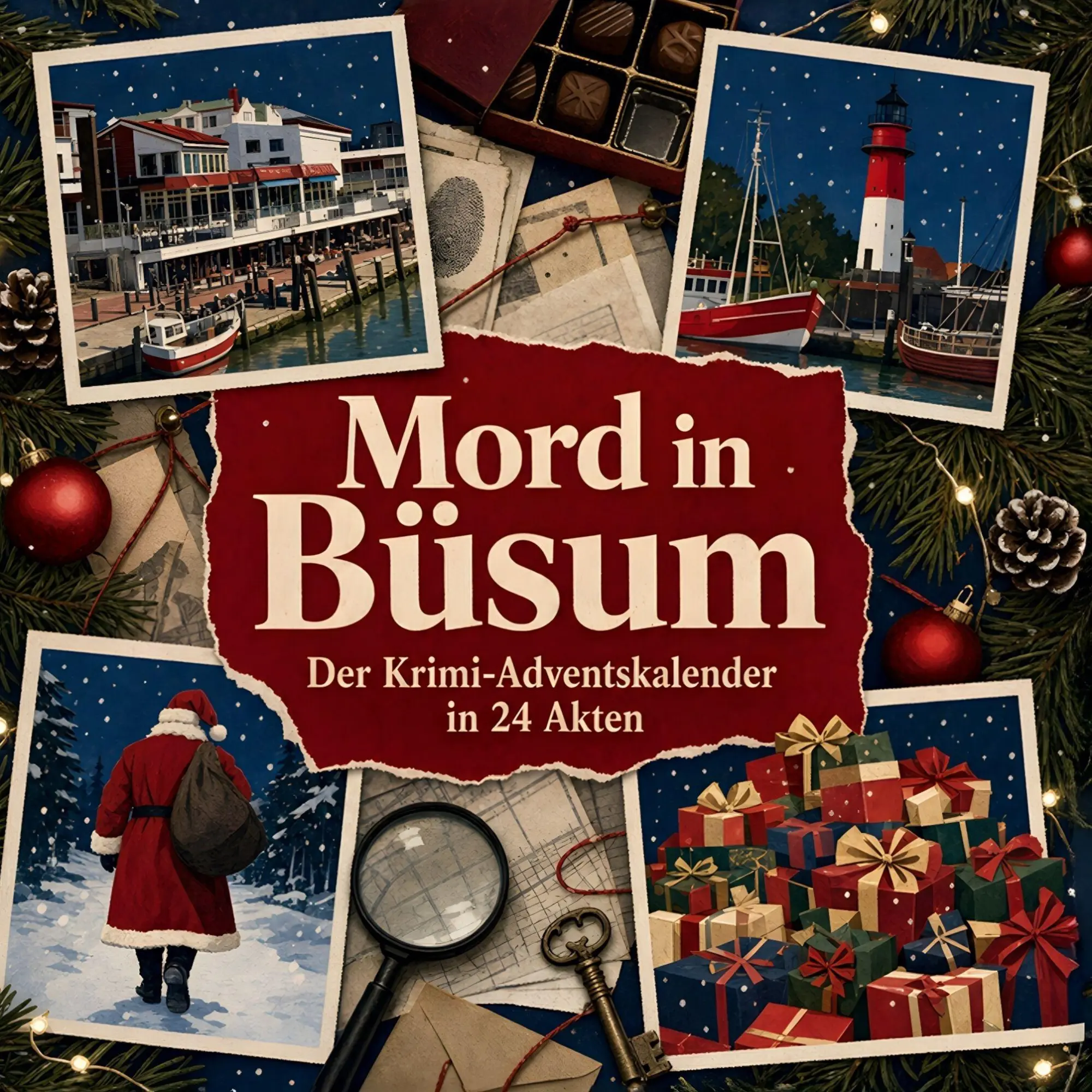 Cover: 9783696120085 | Mord in Büsum | Der Krimi-Adventskalender in 24 Akten | Ava Scholz