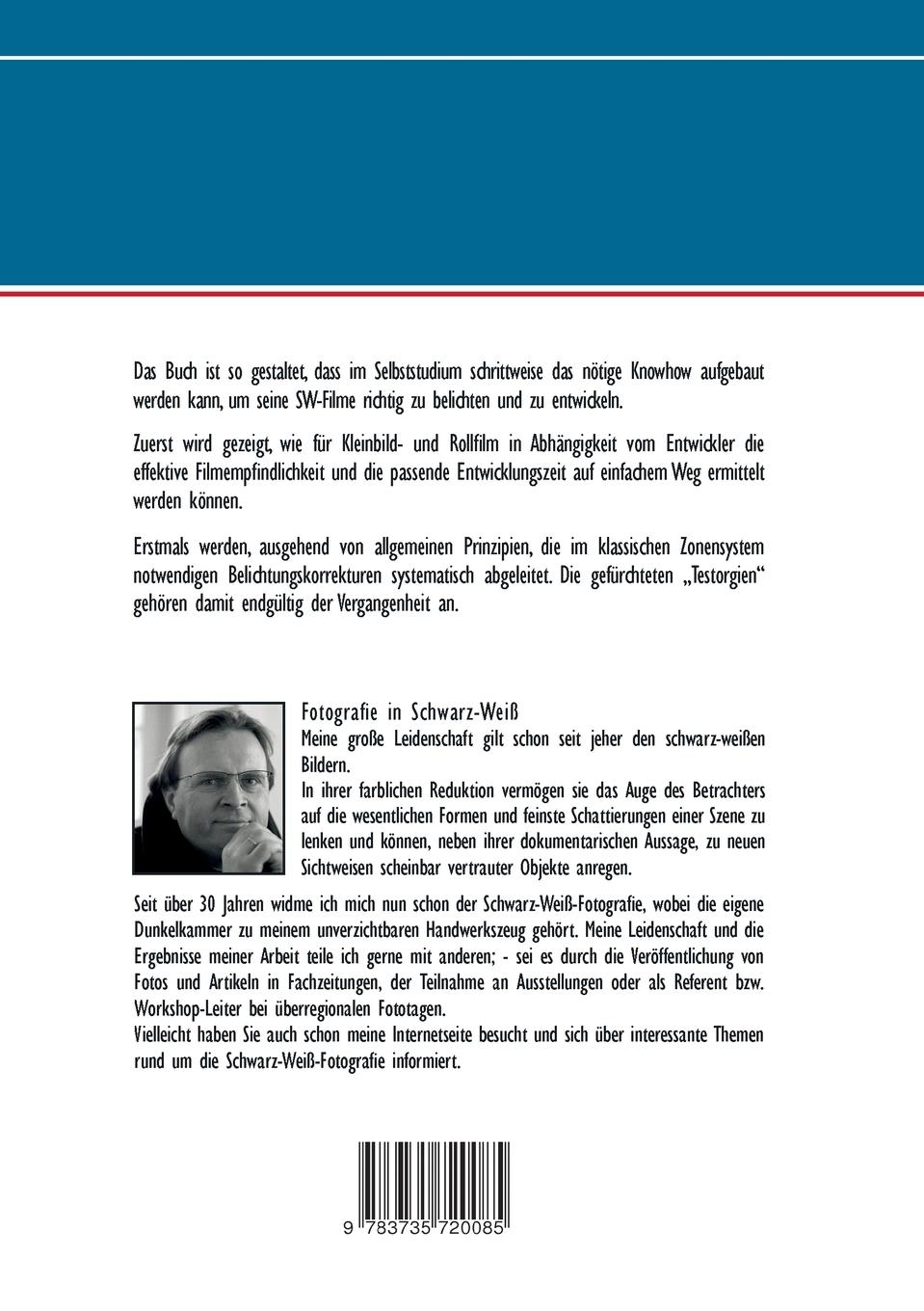 Rückseite: 9783735720085 | Belichtung und Filmentwicklung | in der Schwarz-Weiß-Fotografie | Buch