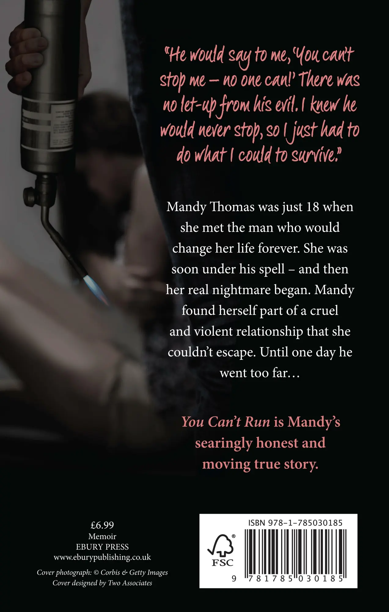 Rückseite: 9781785030185 | You Can't Run | Mandy Thomas | Taschenbuch | Kartoniert / Broschiert
