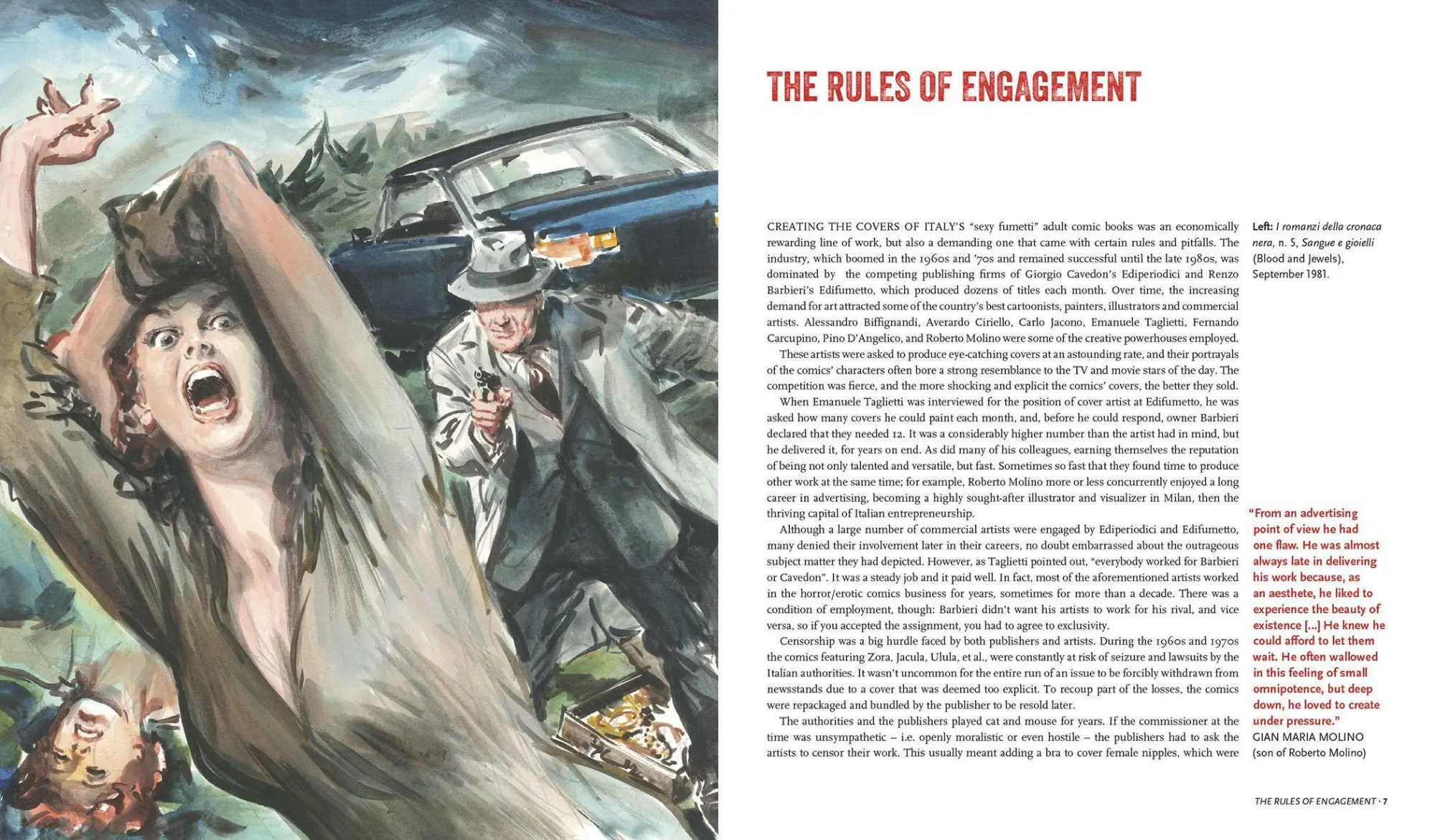 Bild: 9781912740185 | Sex and Horror: The Art of Roberto Molino | Volume 5 | D'Agostino