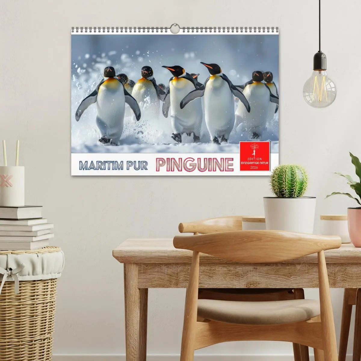 Bild: 9783457380185 | Maritim pur - Pinguine (Wandkalender 2026 DIN A3 quer), CALVENDO...
