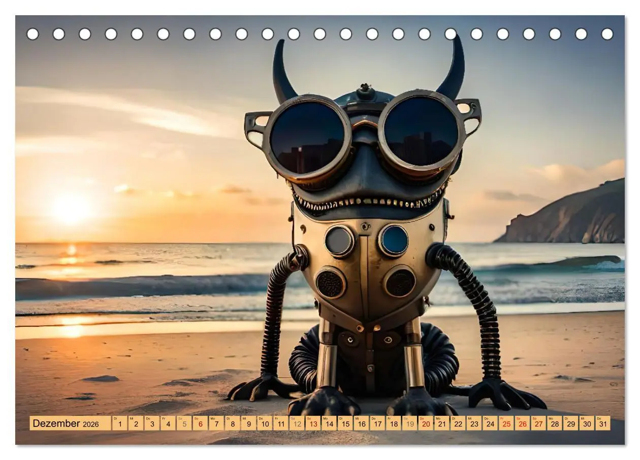 Bild: 9783457520185 | Keine Angst vor Monstern (Tischkalender 2026 DIN A5 quer), CALVENDO...