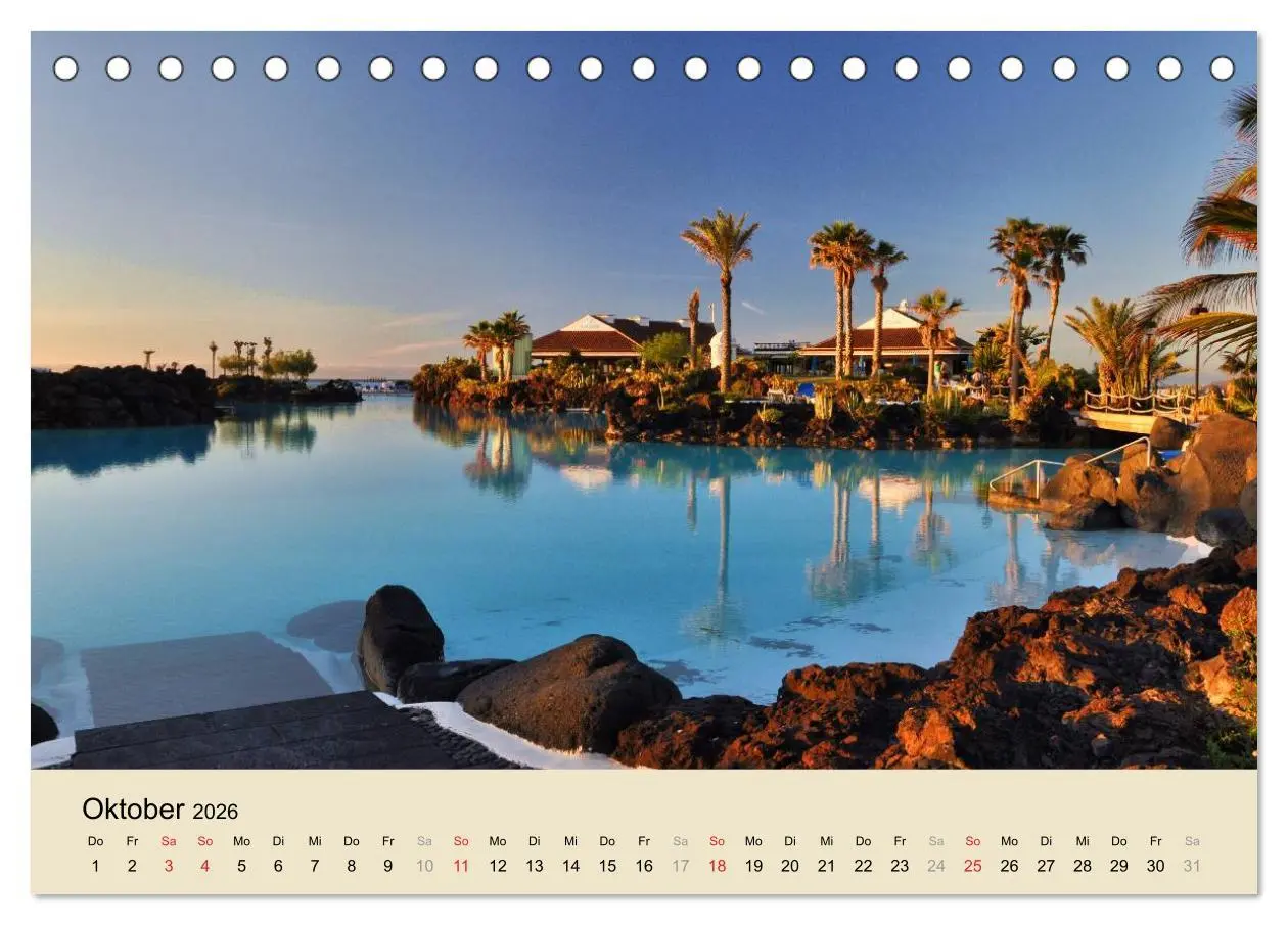 Bild: 9783516230185 | Teneriffa 2026 (Tischkalender 2026 DIN A5 quer), CALVENDO...