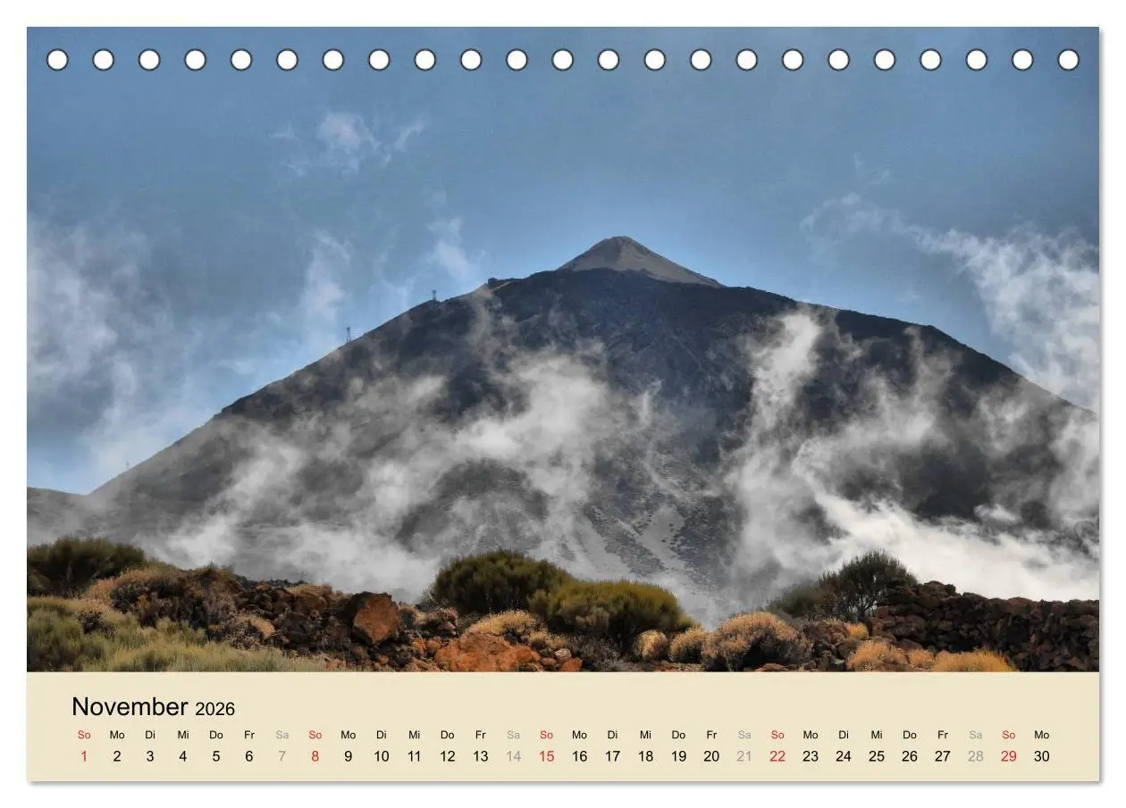 Bild: 9783516230185 | Teneriffa 2026 (Tischkalender 2026 DIN A5 quer), CALVENDO...