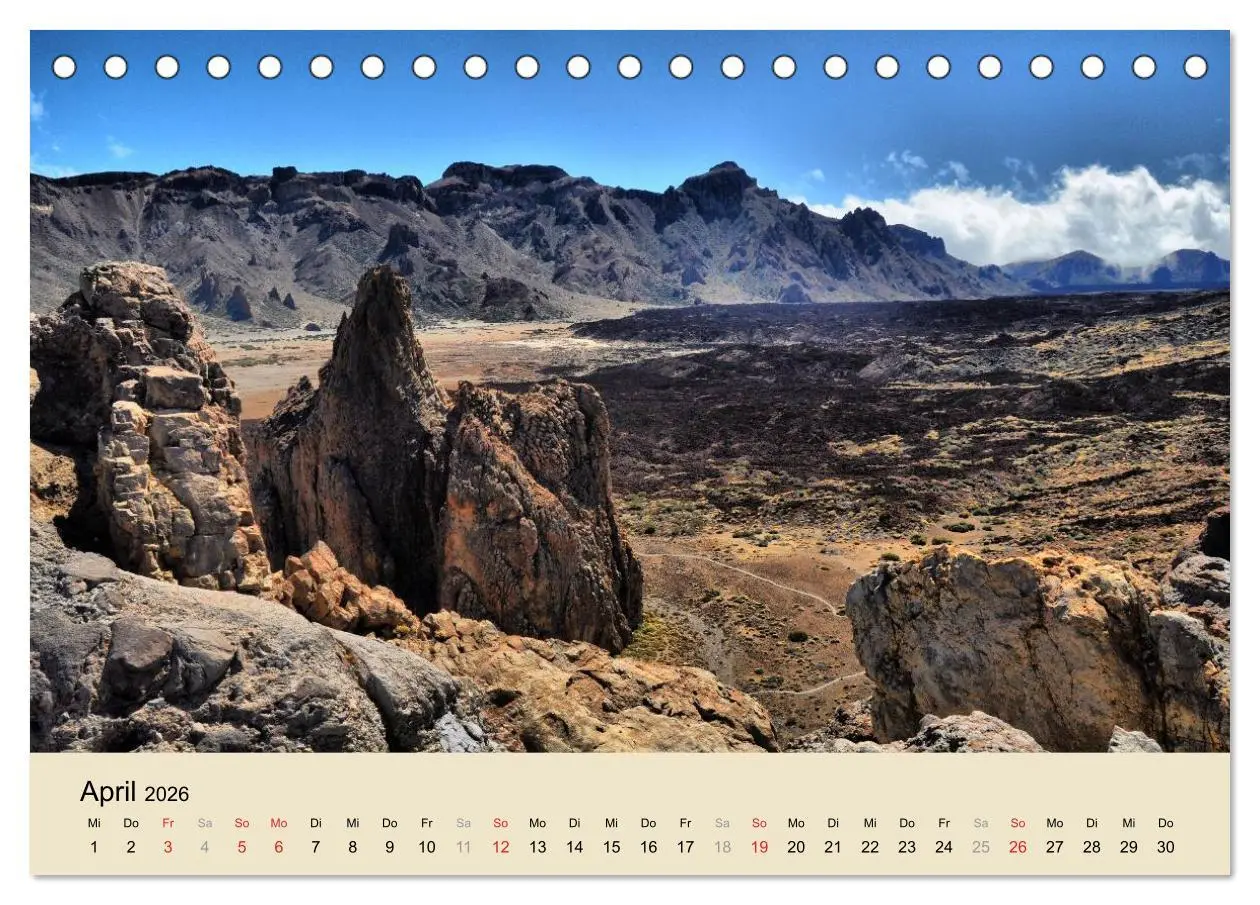 Bild: 9783516230185 | Teneriffa 2026 (Tischkalender 2026 DIN A5 quer), CALVENDO...