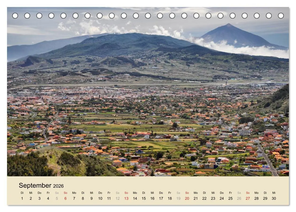 Bild: 9783516230185 | Teneriffa 2026 (Tischkalender 2026 DIN A5 quer), CALVENDO...