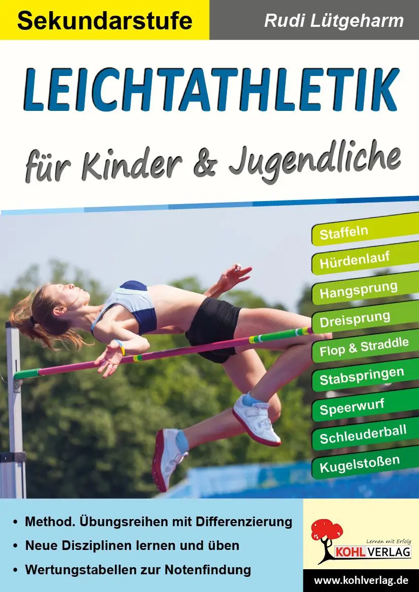 Cover: 9783966240185 | Leichtathletik für Kinder &amp; Jugendliche / Sekundarstufe | Lütgeharm