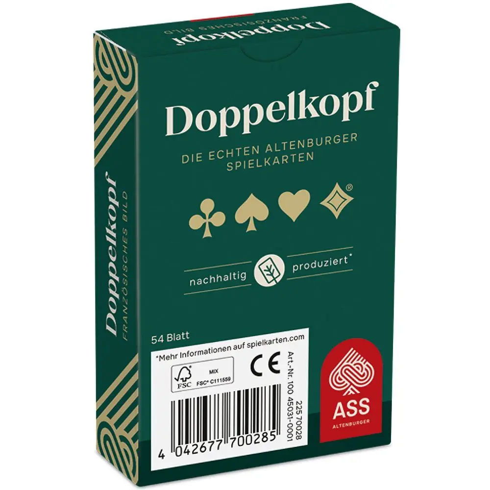 Bild: 4042677700285 | Doppelkopf, französisches Bild, in Faltschachtel | ASS Altenburger