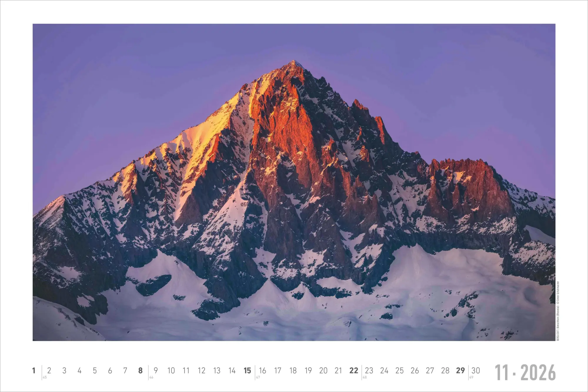 Bild: 4069095000285 | Faszinierende Alpen 2026 - Bildkalender 49,5x33 cm | Kalender | 14 S.