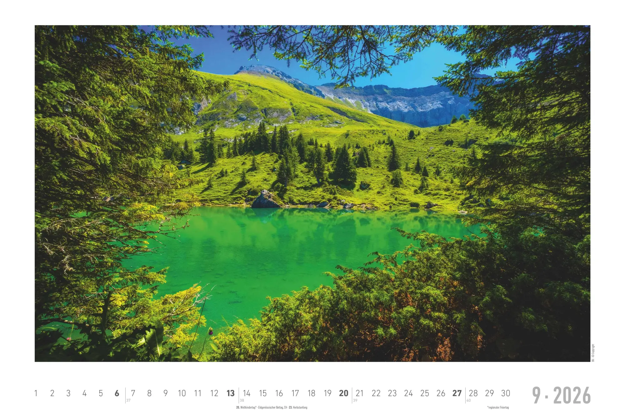 Bild: 4069095000285 | Faszinierende Alpen 2026 - Bildkalender 49,5x33 cm | Kalender | 14 S.
