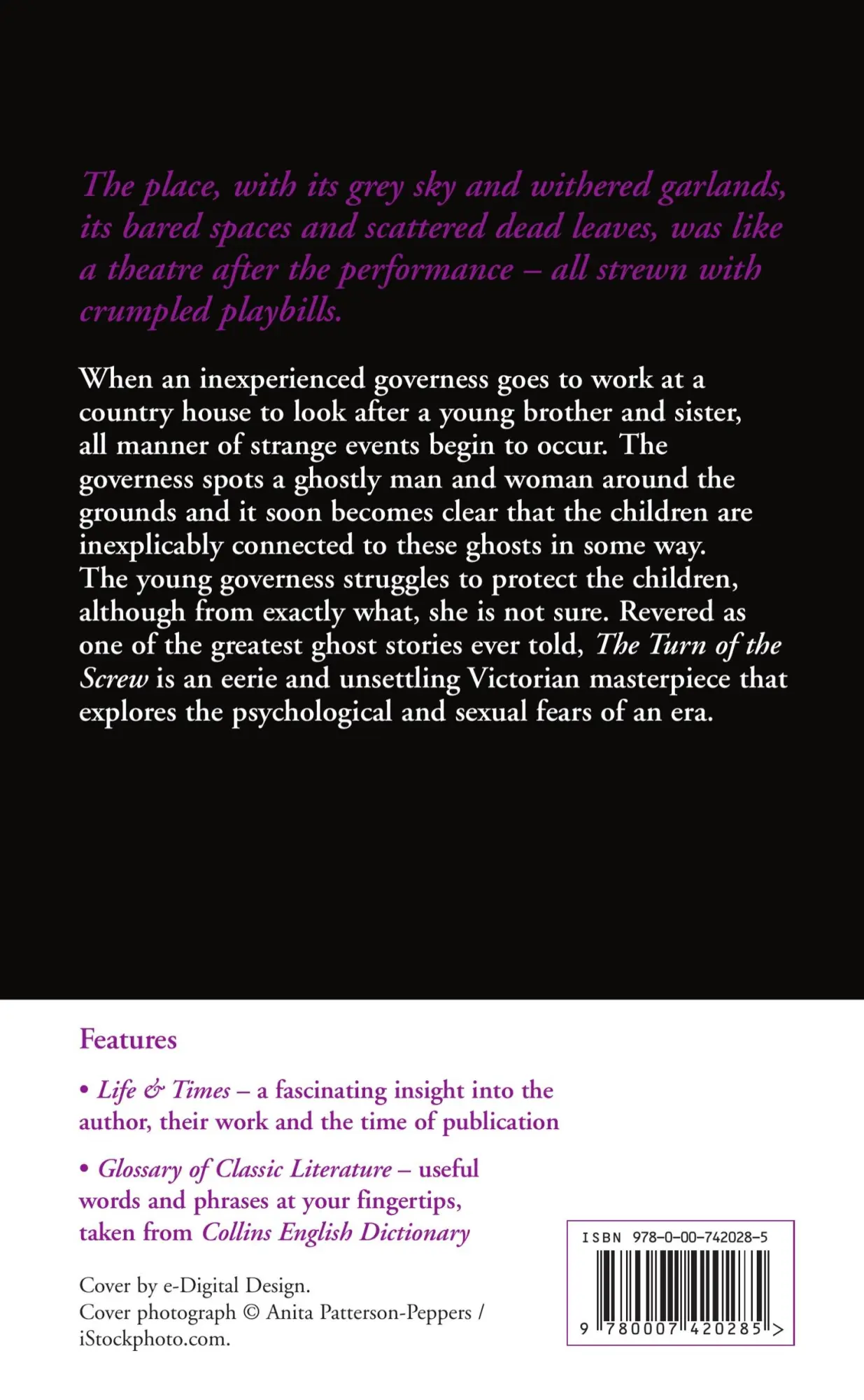 Rückseite: 9780007420285 | The Turn of the Screw | Henry James | Taschenbuch | Collins Classics