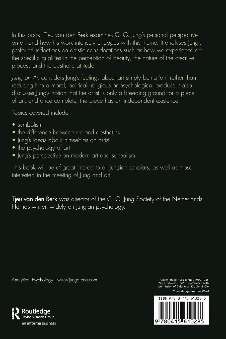 Rückseite: 9780415610285 | Jung on Art | The Autonomy of the Creative Drive | Tjeu Van Den Berk