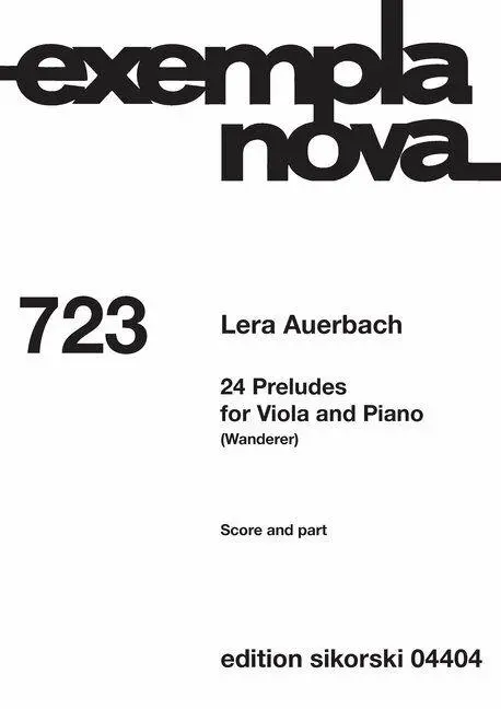 24 Preludes for Viola and Piano