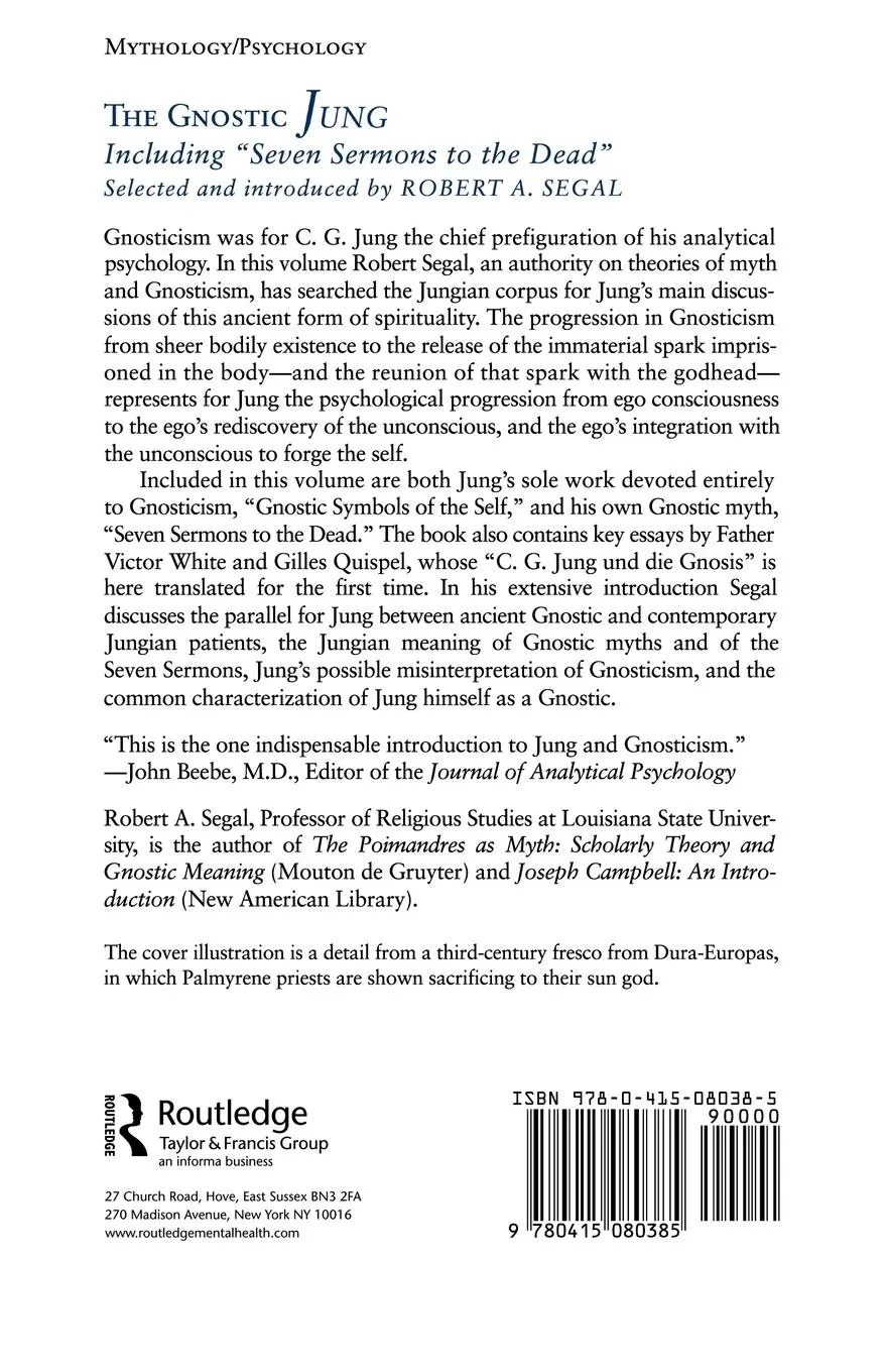 Rückseite: 9780415080385 | The Gnostic Jung | Including | C. G. Jung | Taschenbuch | Englisch