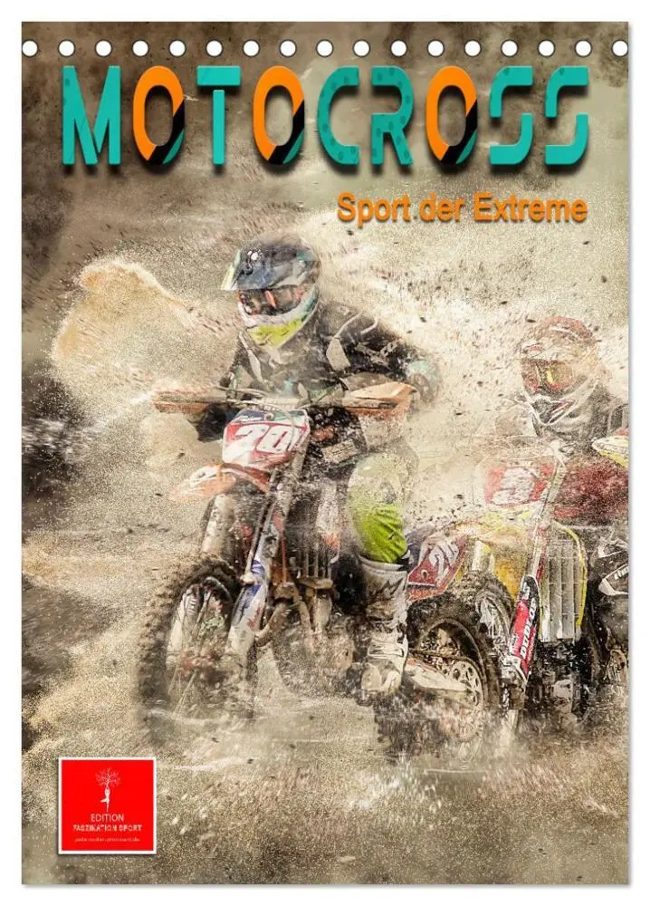 Cover: 9783435890385 | Motocross - Sport der Extreme (Tischkalender 2025 DIN A5 hoch),...