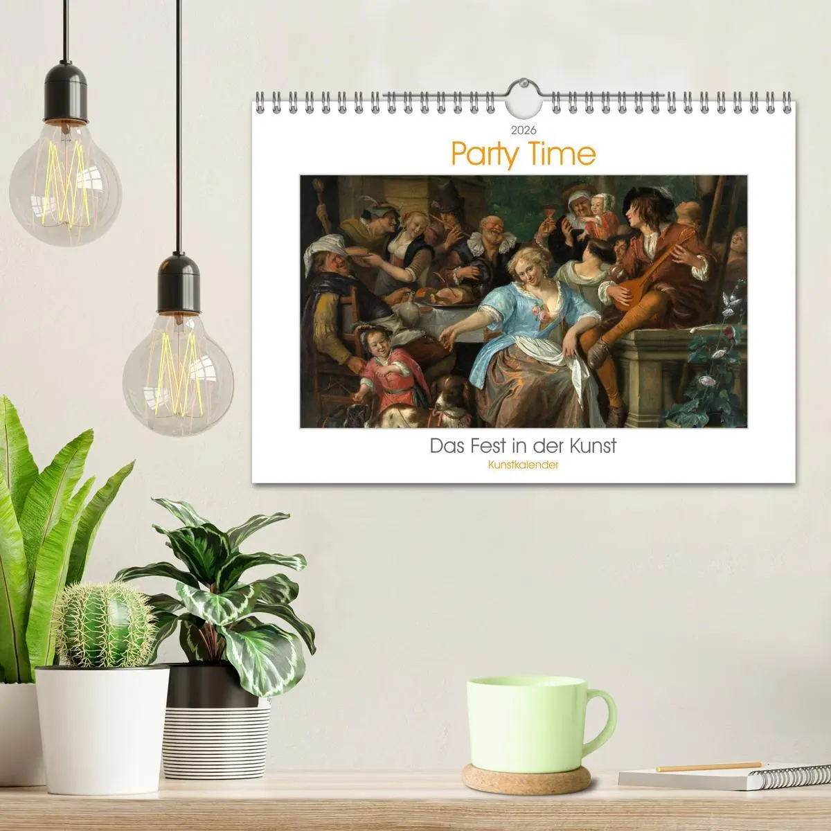 Bild: 9783457290385 | Party Time - Das Fest in der Kunst Kunstkalender (Wandkalender 2026...