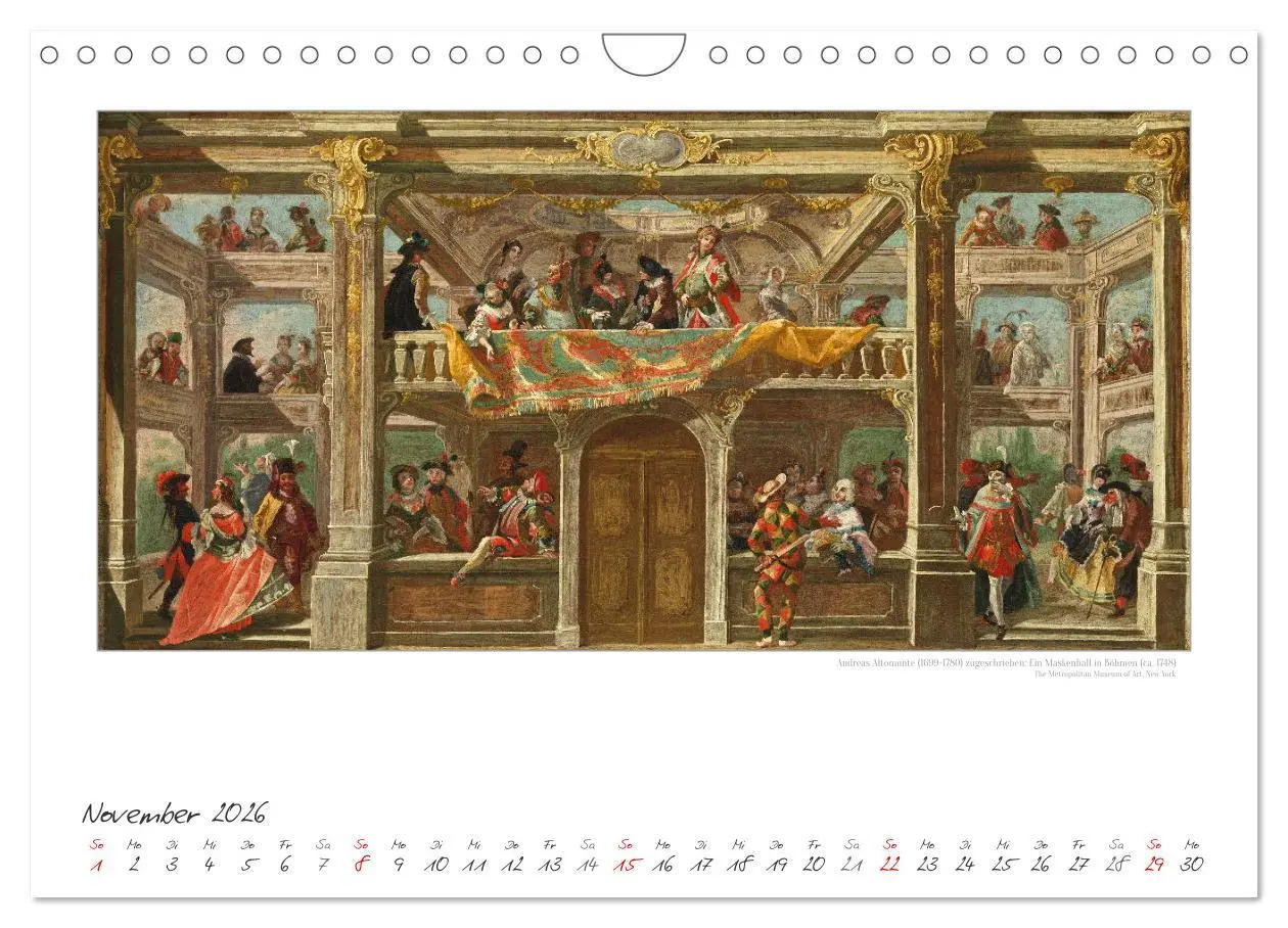 Bild: 9783457290385 | Party Time - Das Fest in der Kunst Kunstkalender (Wandkalender 2026...