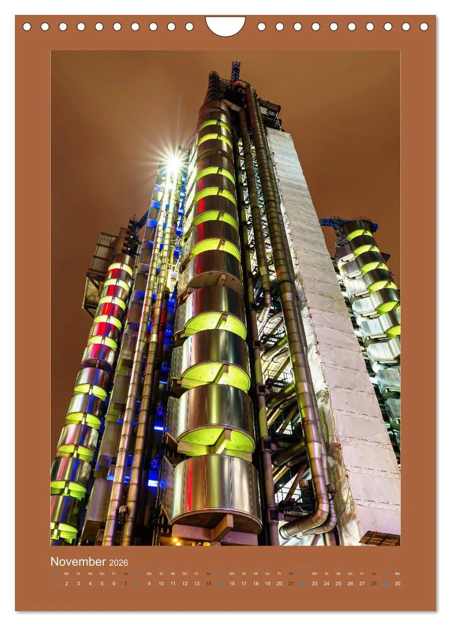 Bild: 9783516380385 | High-Tech-Architektur (Wandkalender 2026 DIN A4 hoch), CALVENDO...