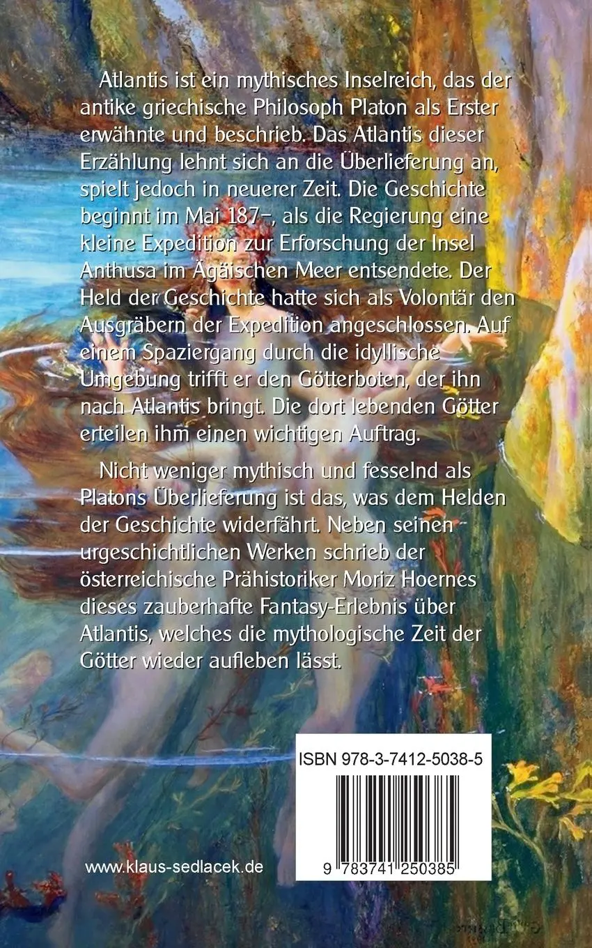 Rückseite: 9783741250385 | Atlantis | Ein unterhaltsame Einführung in die griechische Mythologie