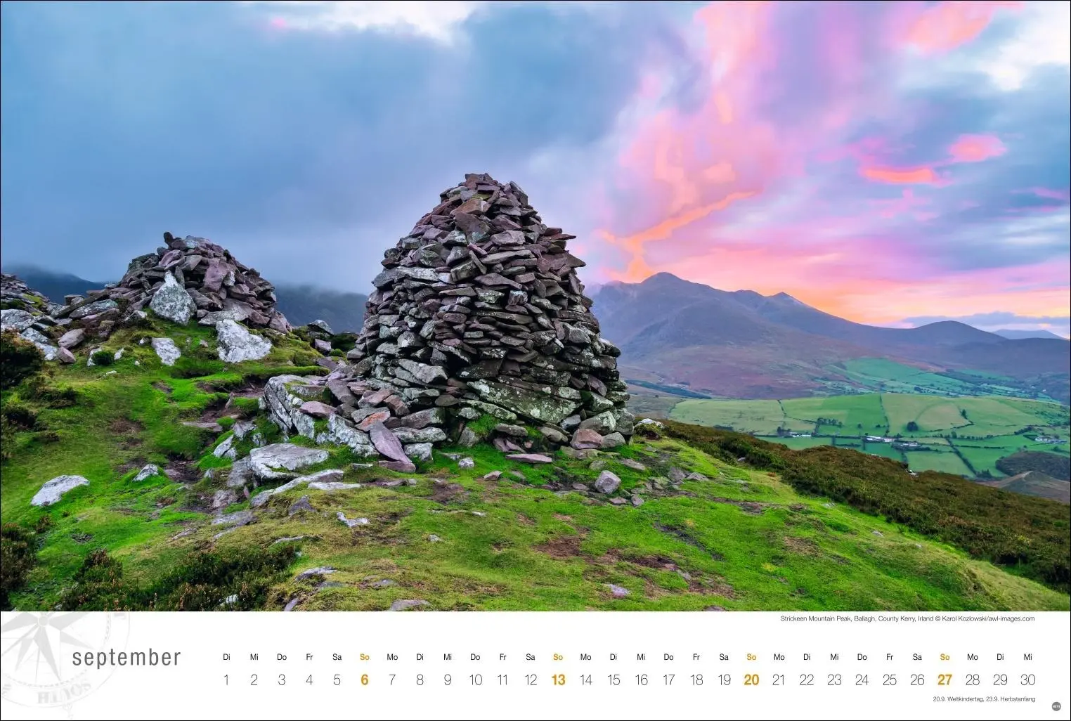 Bild: 9783756410385 | Irland Globetrotter Kalender 2026 - Von rauen Küsten und grünen Hügeln