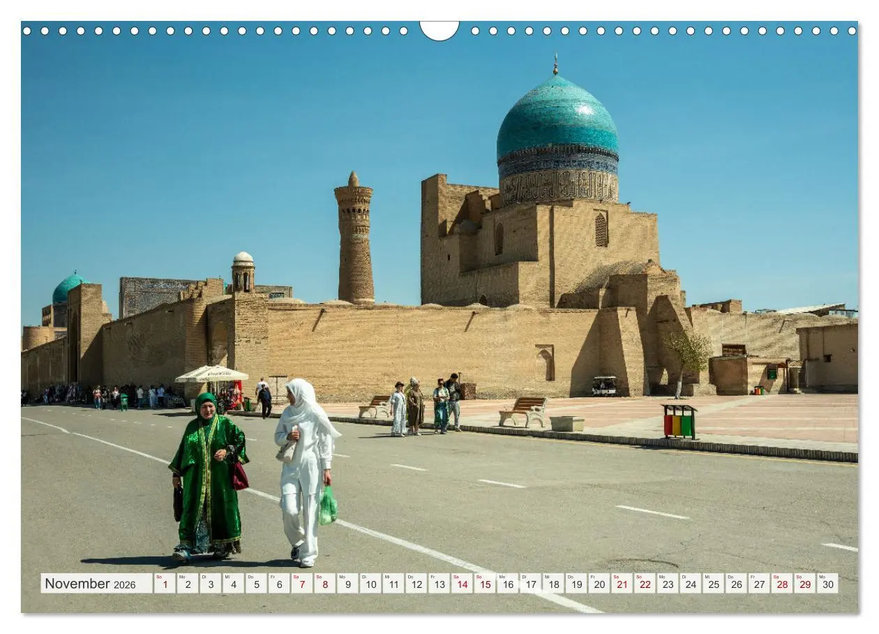 Bild: 9783457280485 | Usbekistan und seine Kulturschätze (Wandkalender 2026 DIN A3 quer),...