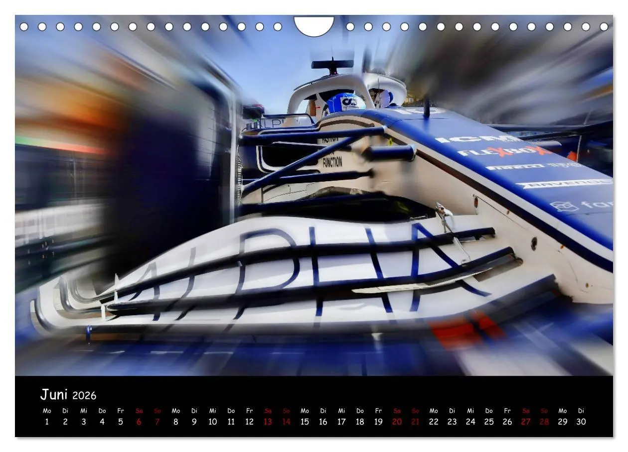 Bild: 9783457590485 | Formel 1 - Benzin im Blut (Wandkalender 2026 DIN A4 quer), CALVENDO...