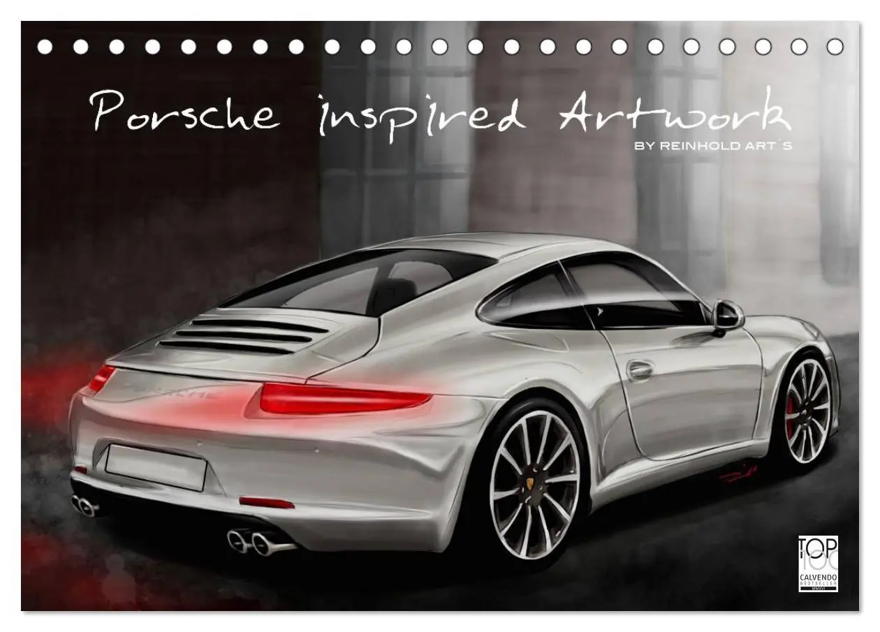 Cover: 9783457970485 | Porsche inspired Artwork by Reinhold Art´s (Tischkalender 2026 DIN...