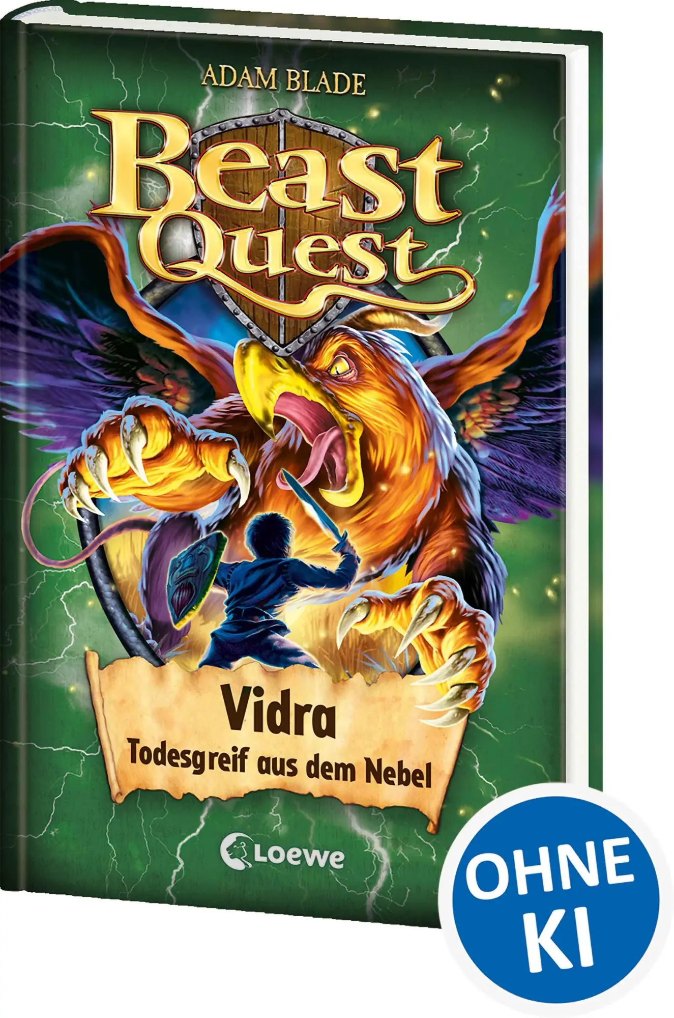 Cover: 9783743220485 | Beast Quest (Band 70) - Vidra, Todesgreif aus dem Nebel | Adam Blade