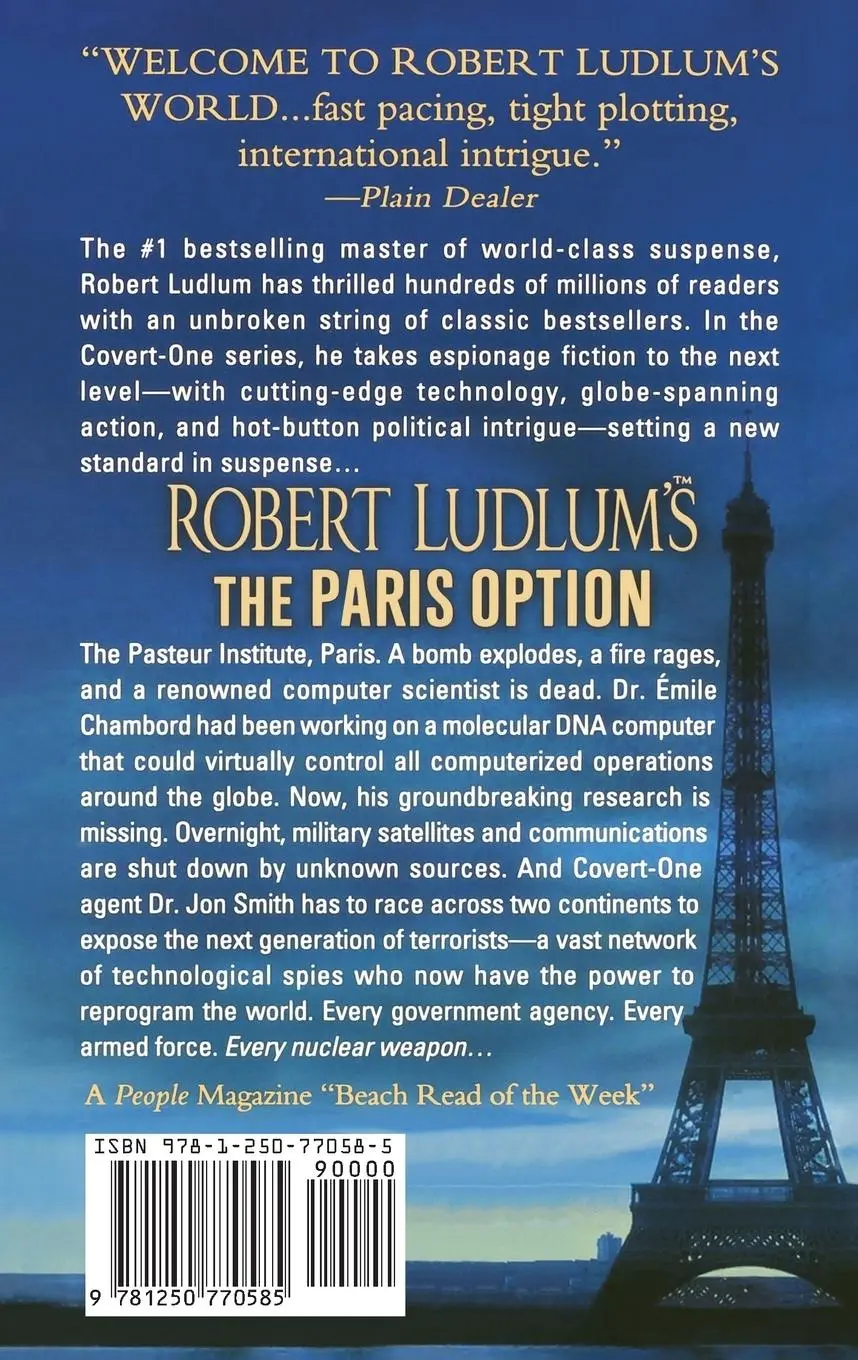 Rückseite: 9781250770585 | Robert Ludlum's The Paris Option | Robert Ludlum | Taschenbuch | 2003