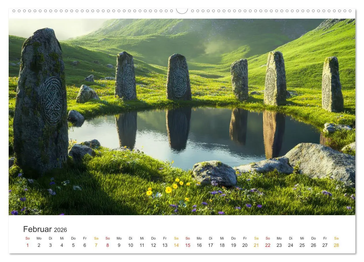 Bild: 9783457270585 | Magische Steine - Tor zur Anderswelt (Wandkalender 2026 DIN A2...
